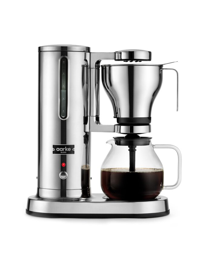 Steel coffee maker