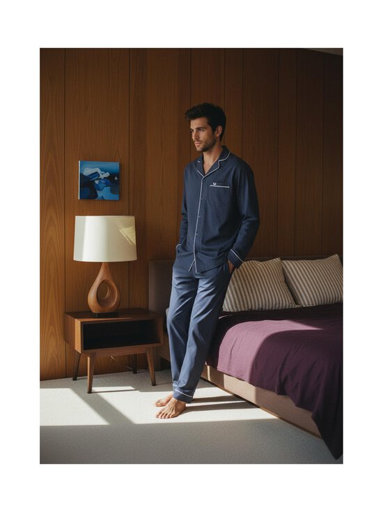 Cap Horn loungewear - Pidžaama Jerry Jersey Dot, 2-osaline - NAVY DOT AOP COMBO | Stockmann - photo 7