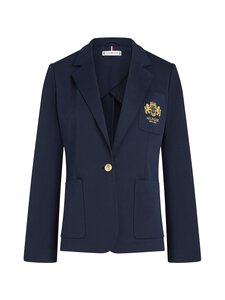 Tommy Hilfiger - Knitted Pique Slim žakete - C1G DARK NIGHT NAVY | Stockmann