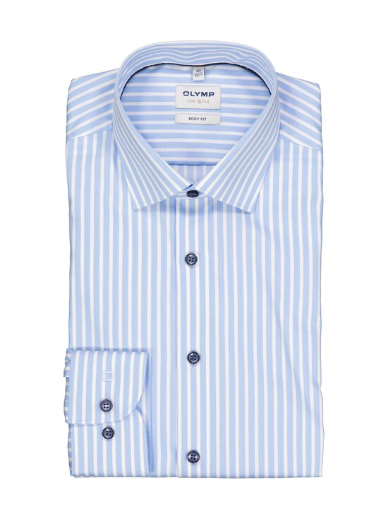 Olymp - Body Fit Level 5 Stripe krekls ar apkakli - 11 BLEU | Stockmann - photo 1