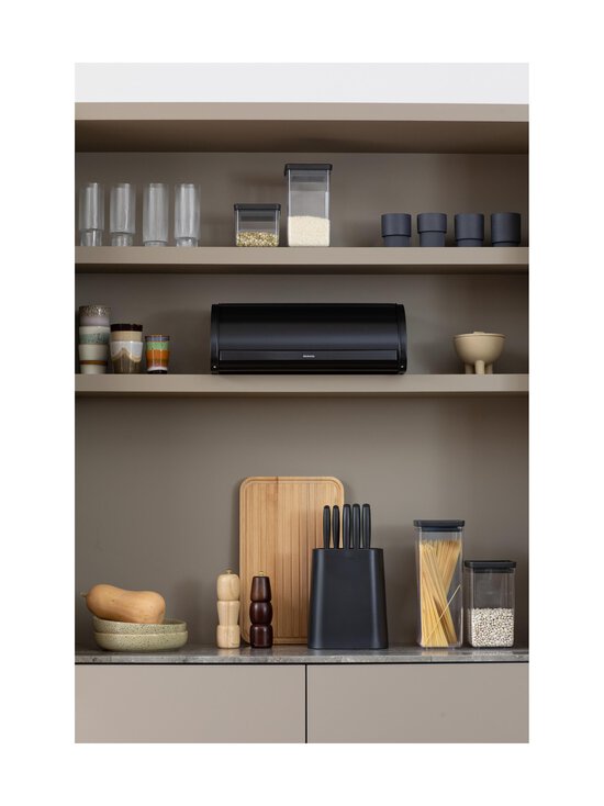 Brabantia - Roll Top Large -leipälaatikko - MATT BLACK | Stockmann - photo 5