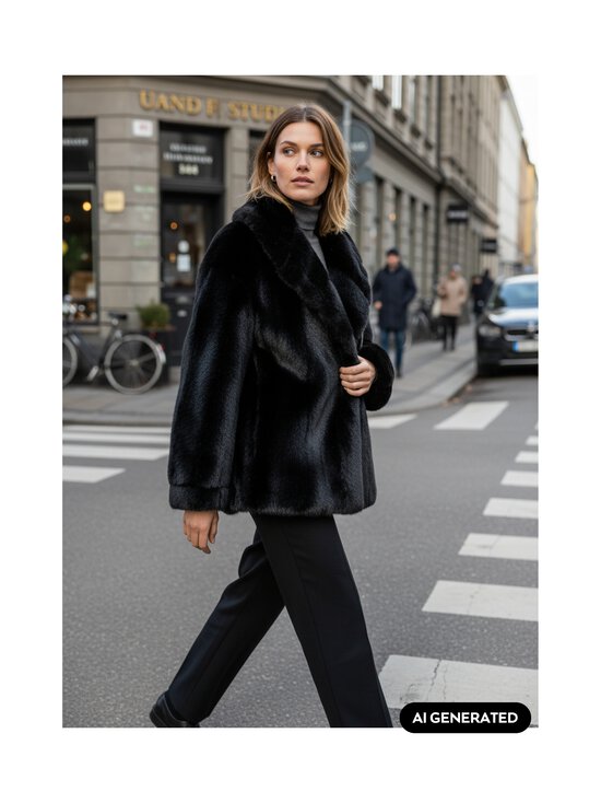 Stand Studio - Francis-tekoturkistakki - 89900 BLACK | Stockmann - photo 2