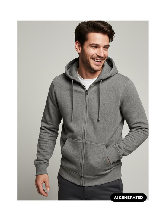 Superdry - Logo jaka ar kapuci - K7V DARK VINTAGE GREY MARL | Stockmann - photo 2