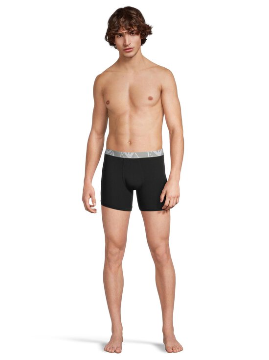 Emporio Armani - Logo-bokserit 3-pack - MC197 BLK/LG MEL GRE/WHT | Stockmann - photo 3