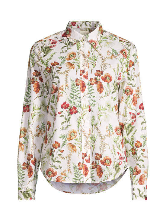 GANT - Regular Floral Print Cotton Voile -paita - 130 CREAM | Stockmann - photo 1