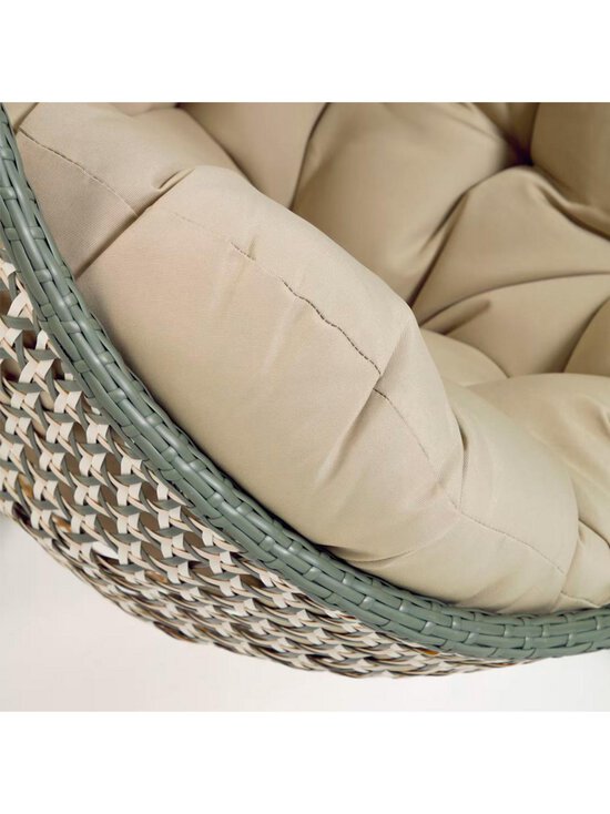 Kave Home - Cira-riipputuoli vihreä / beige polyrottinki - BEIGE | Stockmann - photo 3