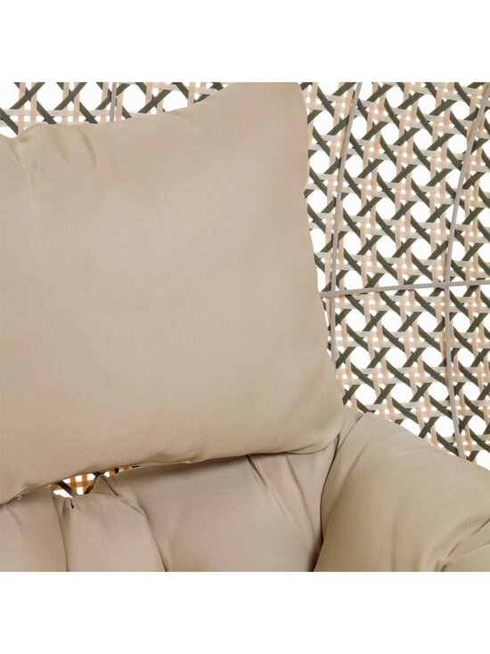 Kave Home - Cira-riipputuoli vihreä / beige polyrottinki - BEIGE | Stockmann - photo 4