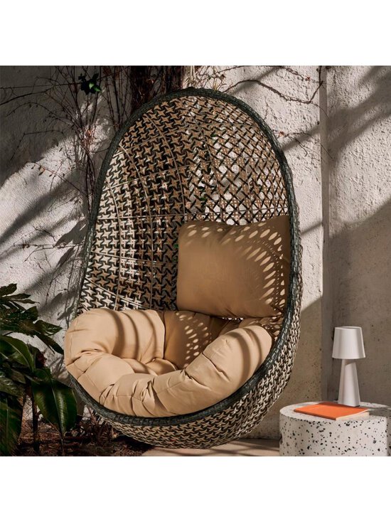 Kave Home - Cira-riipputuoli vihreä / beige polyrottinki - BEIGE | Stockmann - photo 7