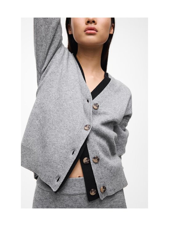 Vila - Viril V-neck -neuletakki - MEDIUM GREY MELANGE - photo 3 Vila - Viril V-neck -neuletakki - MEDIUM GREY MELANGE | Stockmann - photo 3