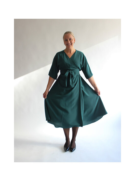 Lili Marleena - Hõlmikkleit Silk Midi - GREEN | Stockmann - photo 3