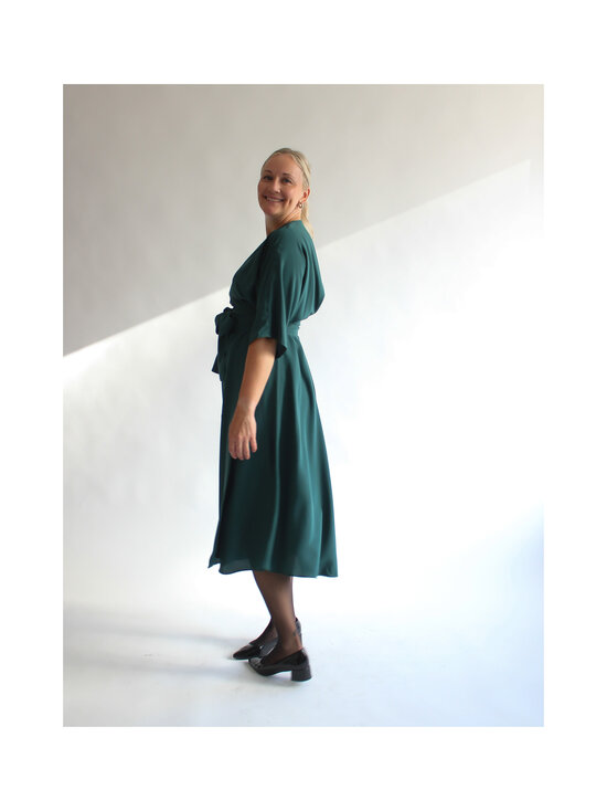 Lili Marleena - Hõlmikkleit Silk Midi - GREEN | Stockmann - photo 5