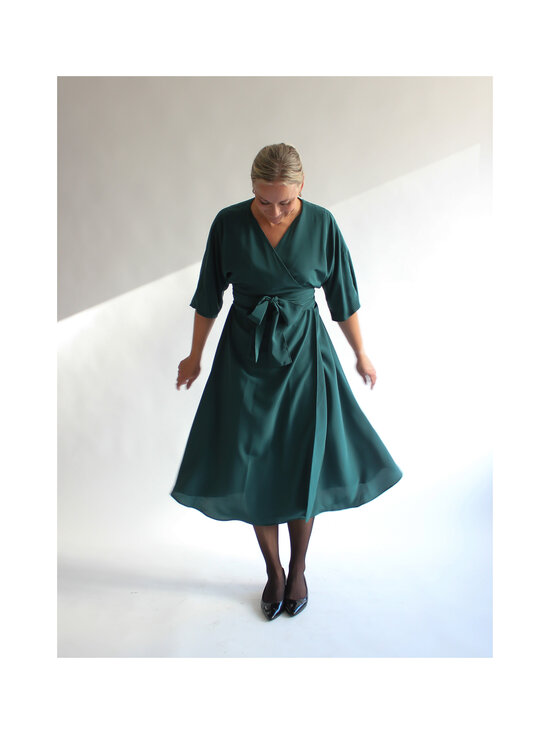 Lili Marleena - Hõlmikkleit Silk Midi - GREEN | Stockmann - photo 6