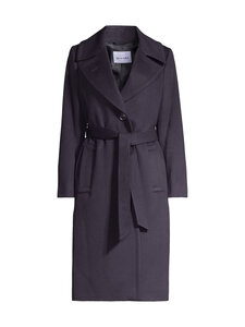 SAND Copenhagen - Clareta Belt Midi -villakangastakki - 590 DARK NAVY BLUE | Stockmann