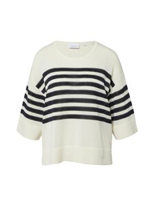 Comma - Sleve-neulepusero - 04S1 OFF WHITE WITH NAVY | Stockmann