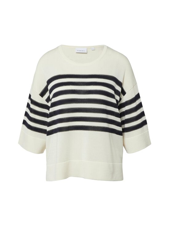 Comma - Sleve-neulepusero - 04S1 OFF WHITE WITH NAVY | Stockmann - photo 1