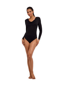 Falke - Daily Drape Brief -body - BLACK (3000) | Stockmann