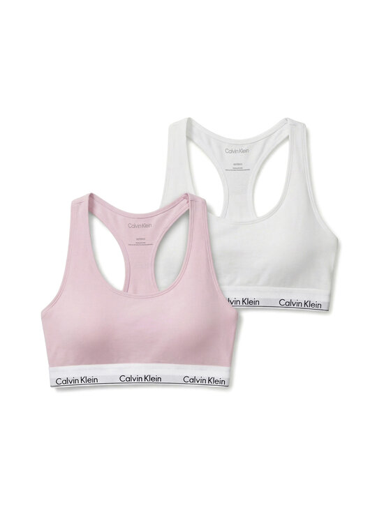 Calvin Klein Underwear Plus - Bralette-rintaliivit 2-pack - 3E5 WHITE/CRADLE PINK | Stockmann - photo 1