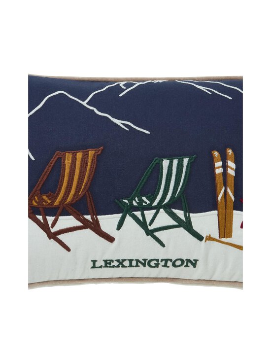 Lexington - Ski Resort Twill dekoratīvais spilvens 30 x 50 cm - 1731-SH11 WHITE/DK BLUE MULTI | Stockmann - photo 3