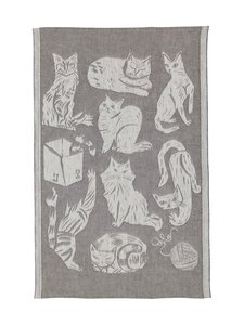 Lapuan Kankurit - Rätik Kissanpäivät 46 x 70 cm - WHITE-BLACK | Stockmann