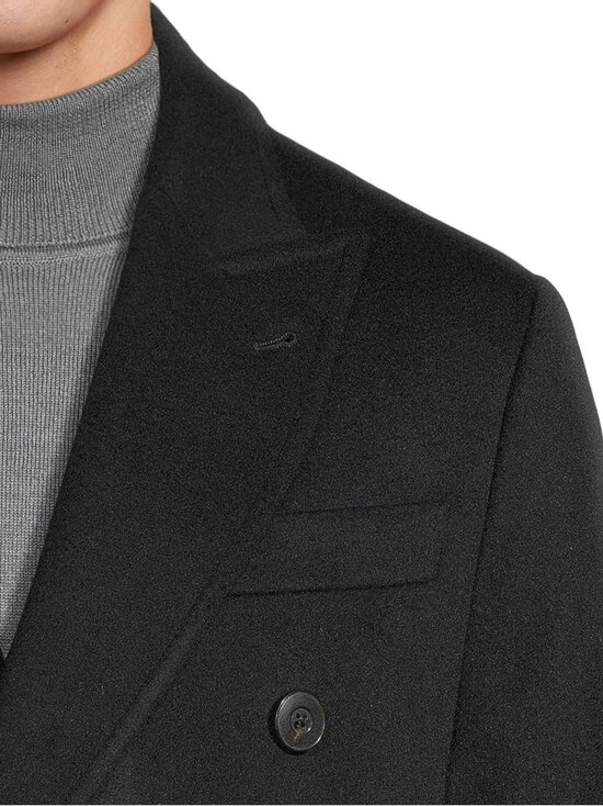 Emporio Armani - Double Breasted -villakangastakki - TE23341 UC001 BLACK BEAUTY | Stockmann - photo 4