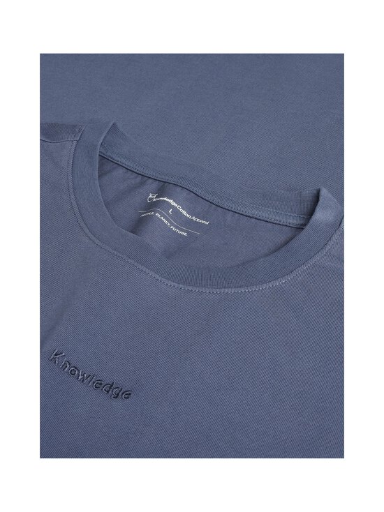 Knowledge Cotton Apparel - T-särk Regular Heavy Logo - 1226 VINTAGE INDIGO | Stockmann - photo 3