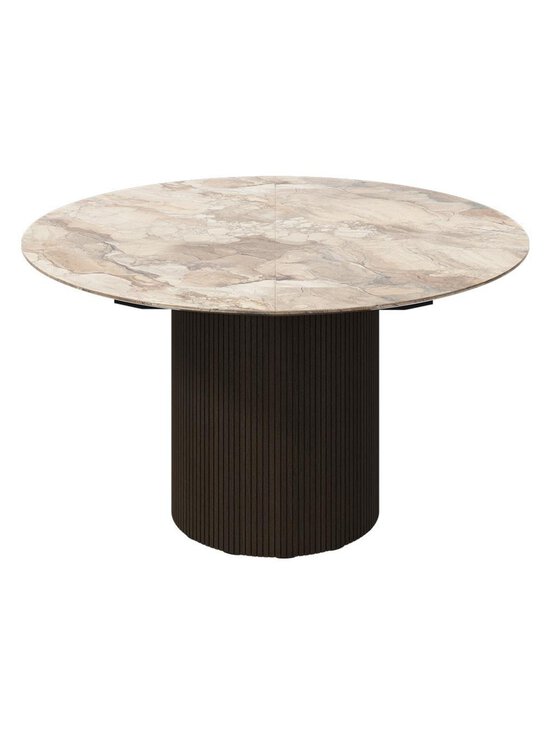 BoConcept - Santiago -jatkettava ruokapöytä ruskea marmorikeramiikka / tumma tammi ⌀ 135/181 cm - BROWN | Stockmann - photo 2