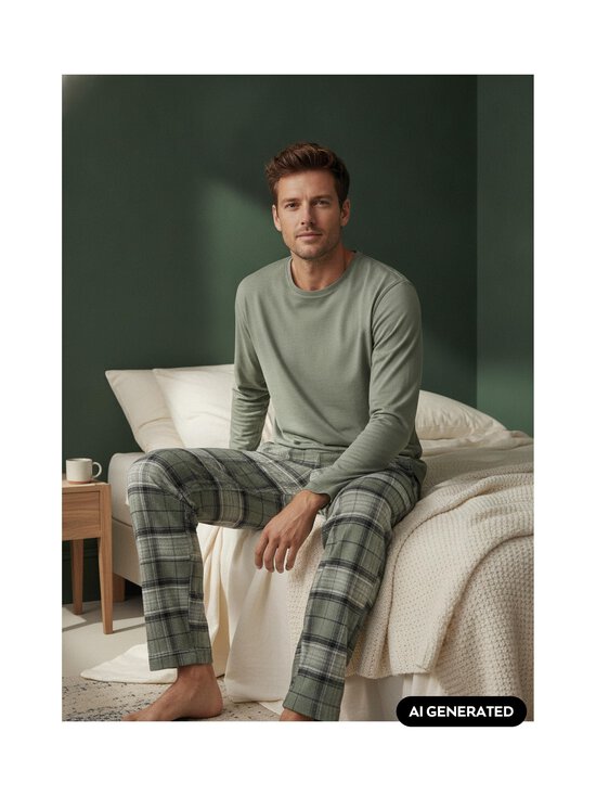 Cap Horn loungewear - Orren-pyjama - GREEN CHECK | Stockmann - photo 6