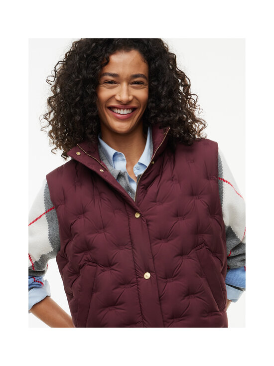 Tommy Hilfiger - Flag Quilt dūnu veste - XIH DEEP BURGUNDY | Stockmann - photo 5