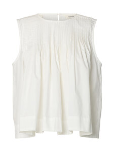 Selected - SlfSophia Pleated -toppi - SNOW WHITE | Stockmann