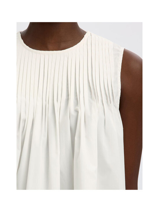 Selected - SlfSophia Pleated -toppi - SNOW WHITE | Stockmann - photo 6