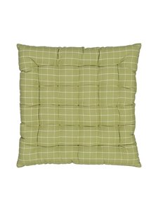 Casa Stockmann - Trento-istuintyyny - GREEN/SOFT WHITE CHECK | Stockmann