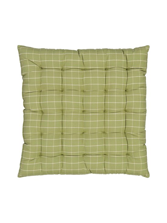 Casa Stockmann - Trento-istuintyyny - GREEN/SOFT WHITE CHECK | Stockmann - photo 2