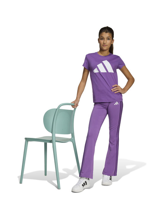 adidas Sportswear - Glam Flare -leggingsit - KB7044 ACTPUR/SILVMT | Stockmann - photo 3