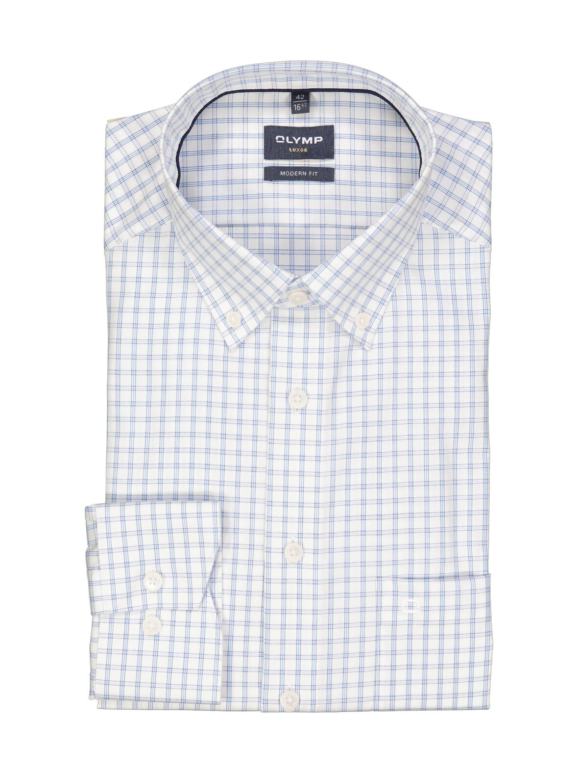 Modern Fit Check -kauluspaita