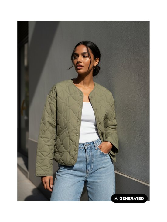 Selected - SlfRayna-tikkitakki - DEEP LICHEN GREEN | Stockmann - photo 2