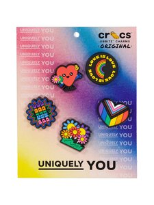 Crocs - Jibbitz Love is Love -koristeet Crocseille 5-pack - MULTILOR | Stockmann