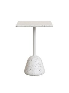 Kave Home - Saura-baaripöytä valkoinen terrazzo 70 x 70 cm - WHITE | Stockmann