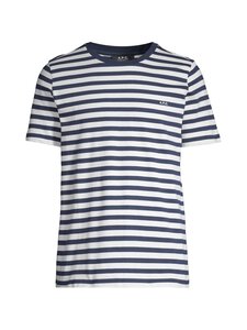 A.P.C - Standard Brode Raye T-paita - IAK DARK NAVY | Stockmann