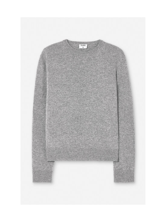 Filippa K - Soft Wool Crewneck -neulepaita - GREY MELANGE | Stockmann - photo 1