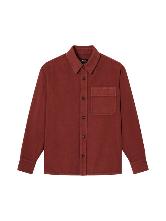 A.P.C - Basile Logo -kauluspaita - GAC BURGUNDY | Stockmann - photo 1