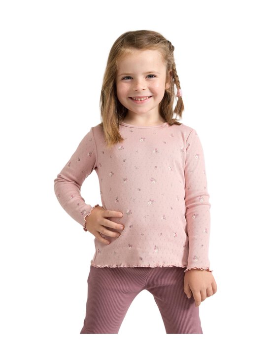 Lindex - Pointelle trikotāžas krekls - 7351 DUSTY PINK - photo 2 Lindex - Pointelle trikotāžas krekls - 7351 DUSTY PINK | Stockmann - photo 2