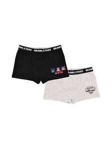 BRAWL STARS - Brawl Stars Boxers -alushousut 2-pack - BLACK/GREY | Stockmann