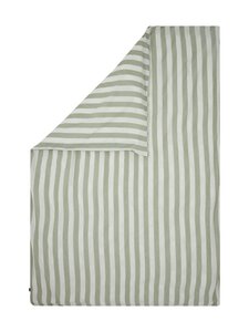 Casa Stockmann - Erba-pussilakana - GREEN/WHITE STRIPE COMBO | Stockmann