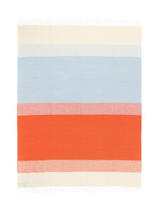 Marimekko - Pleed Hennika 120 x 180 cm - 215 ORANGE, WHITE, LT.BLUE Marimekko - Pleed Hennika 120 x 180 cm - 215 ORANGE, WHITE, LT.BLUE | Stockmann