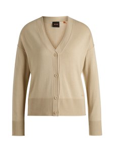 BOSS - Fedas-neuletakki - 287 OPEN BEIGE | Stockmann