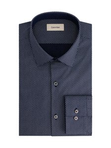 Calvin Klein Menswear - Triiksärk Slim Essential Poplin - QVO NAVY | Stockmann