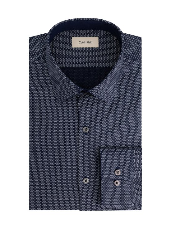 Calvin Klein Menswear - Triiksärk Slim Essential Poplin - QVO NAVY | Stockmann - photo 1