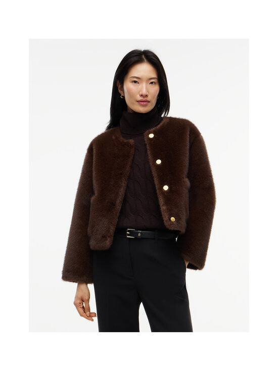 Tommy Hilfiger - Kunstkarusnahast jakk Fake Fur - HJT CHOCOLATE | Stockmann - photo 2
