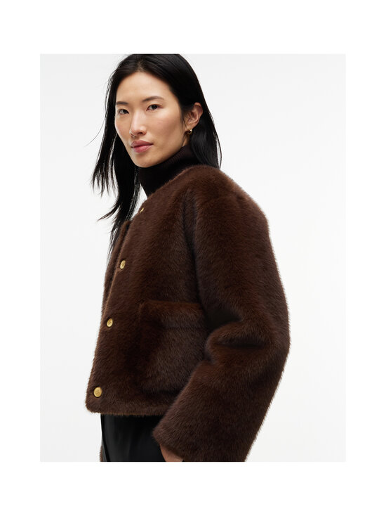 Tommy Hilfiger - Kunstkarusnahast jakk Fake Fur - HJT CHOCOLATE | Stockmann - photo 4