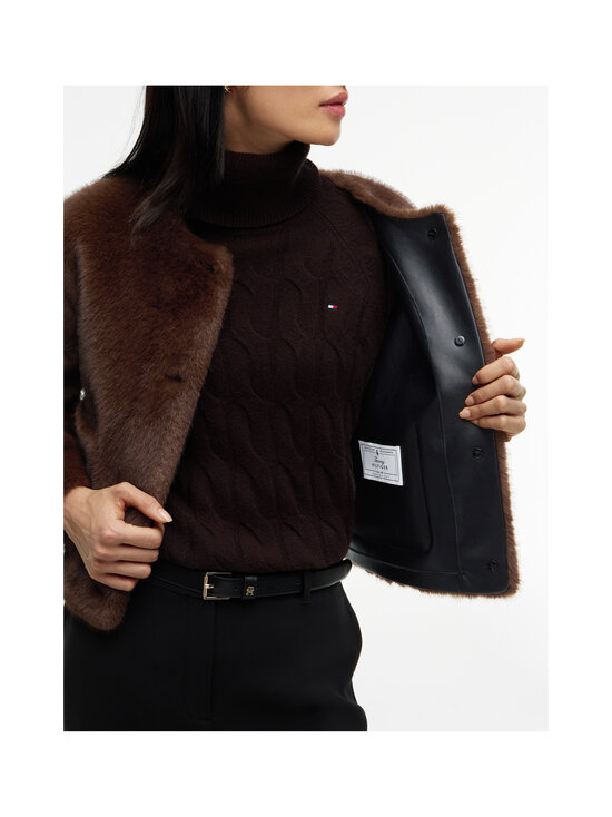 Tommy Hilfiger - Kunstkarusnahast jakk Fake Fur - HJT CHOCOLATE | Stockmann - photo 5